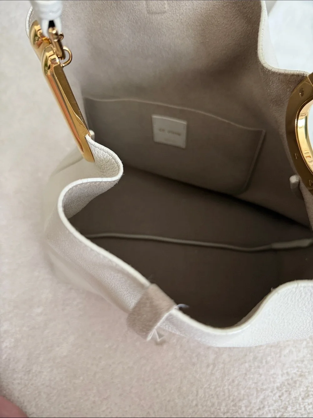 St. John Leather Hobo Bag